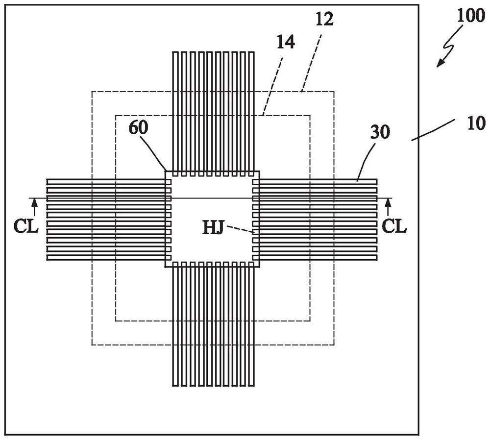 Heterogeneously integrated thermal infrared sensing element and thermal infrared sensor