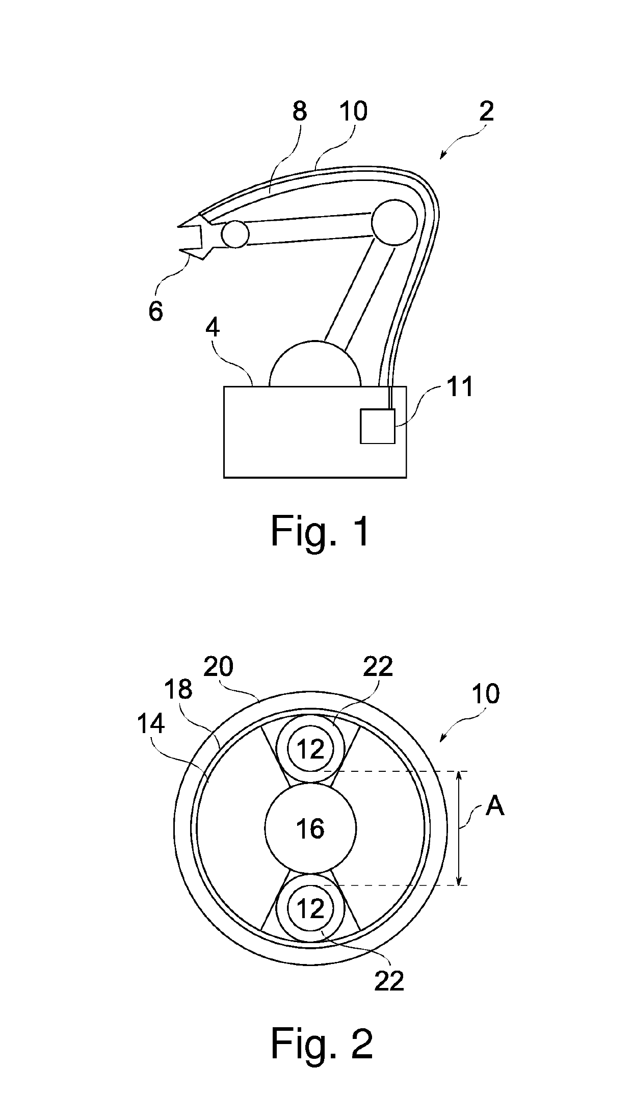 device-supply-line-for-a-device-of-this-type-sensor-line-and-torsion