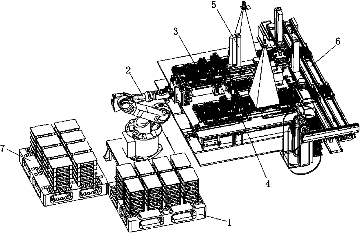 Full-automatic matching machine for cylindrical lithium-ion battery module