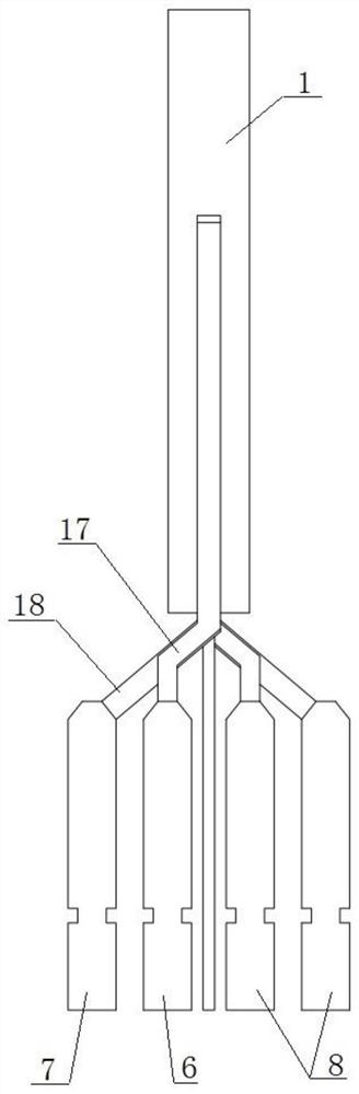 Reheating type multi-section heating coke oven combustion system