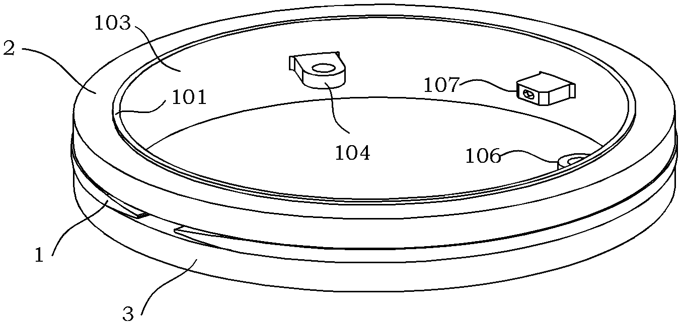 Fiber-optic loop structure wound in vertically symmetrical cross manner for fiber-optic gyroscope and winding method