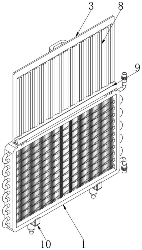 Air conditioning condenser anti-return air device