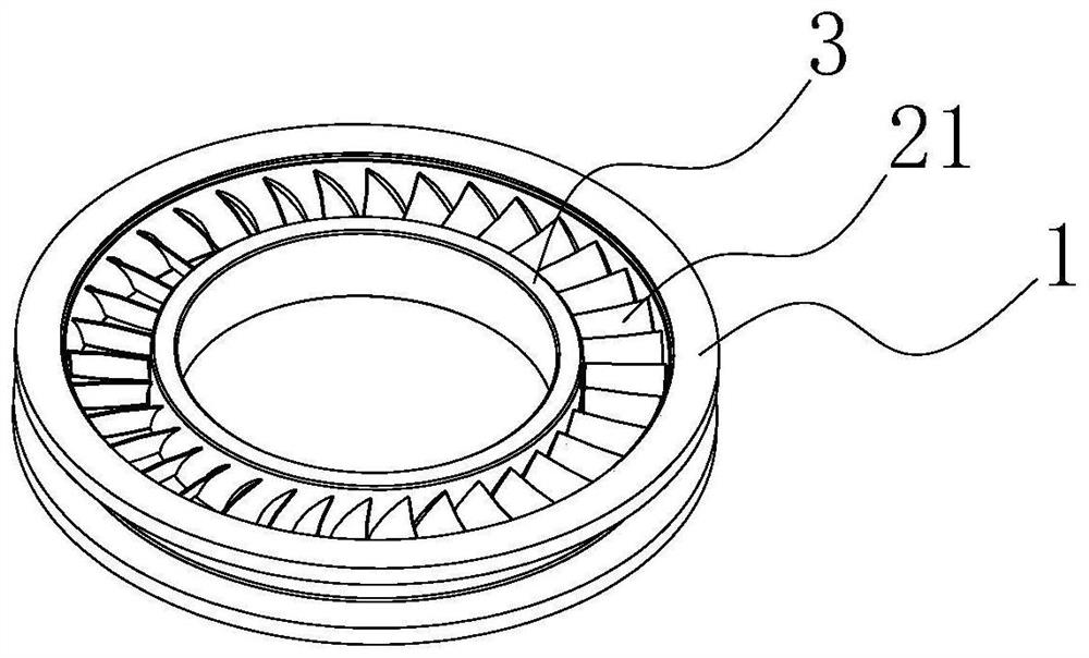 Machining method of stator blade ring, electronic equipment and machining equipment