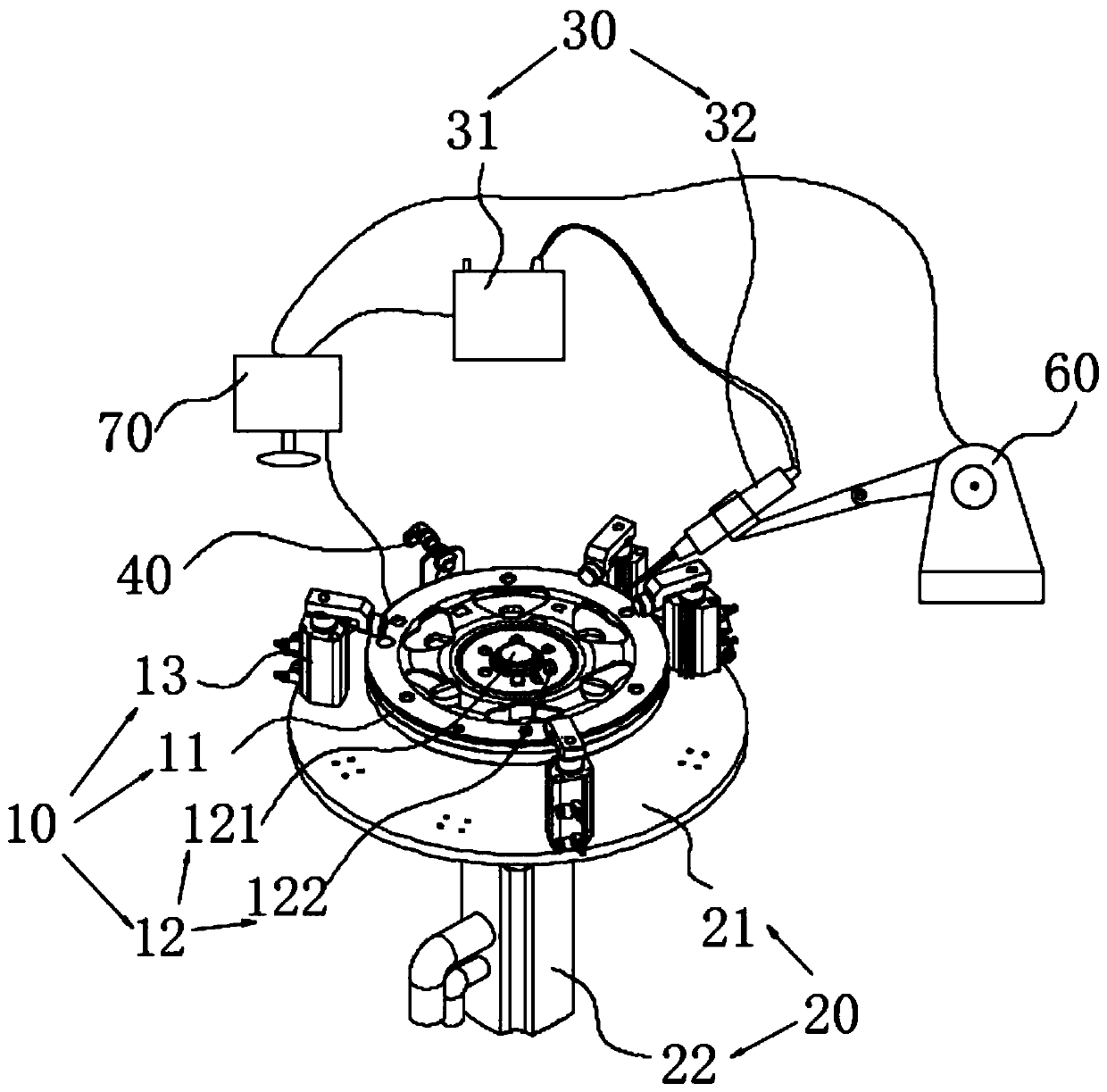 Workpiece nitriding layer removing device and system