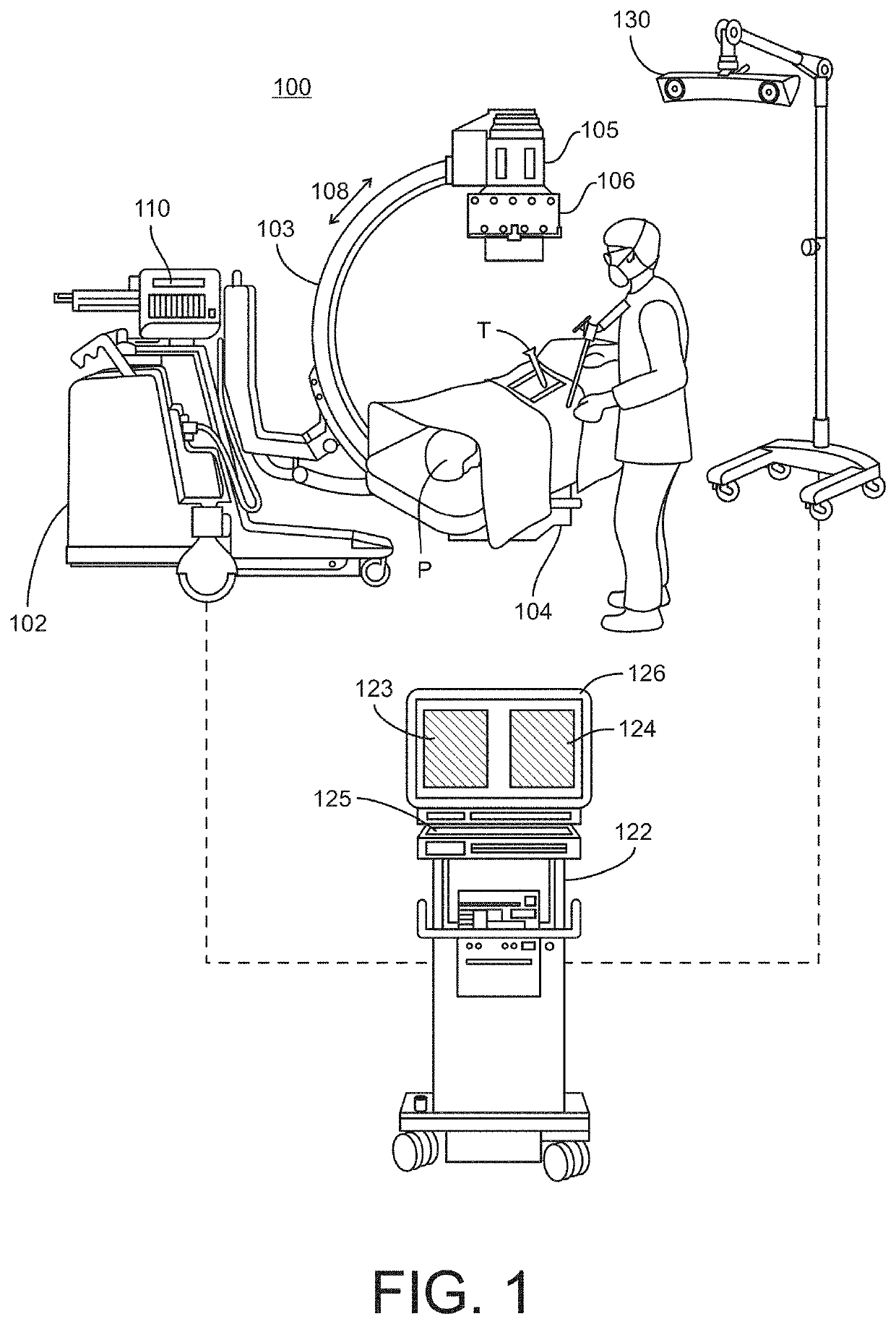 Imaging system and method for image localization of effecters during a medical procedure