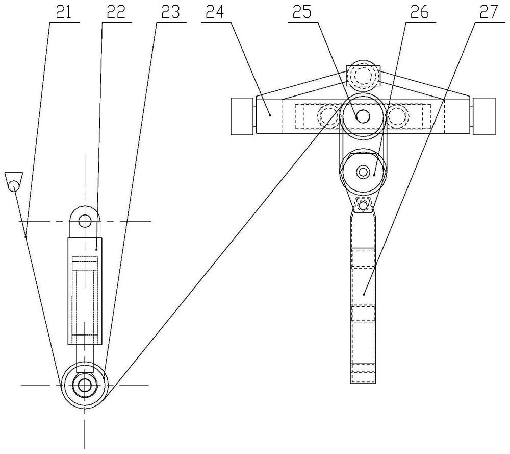 A kind of multi-functional rocket transportation vertical vehicle