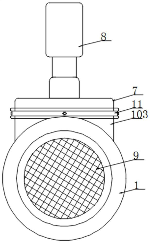 A shock-resistant flow meter