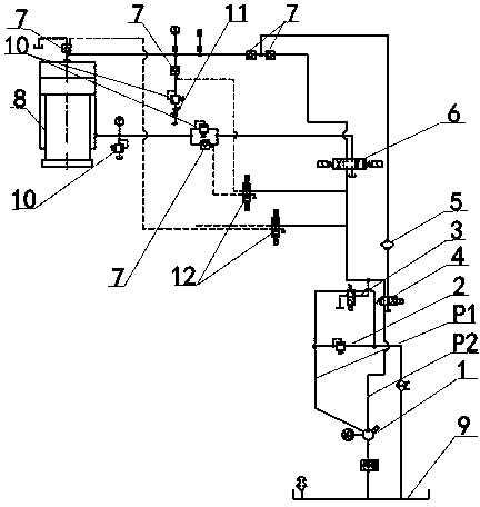 Servo control system device applied to wet-type magnetic material molding