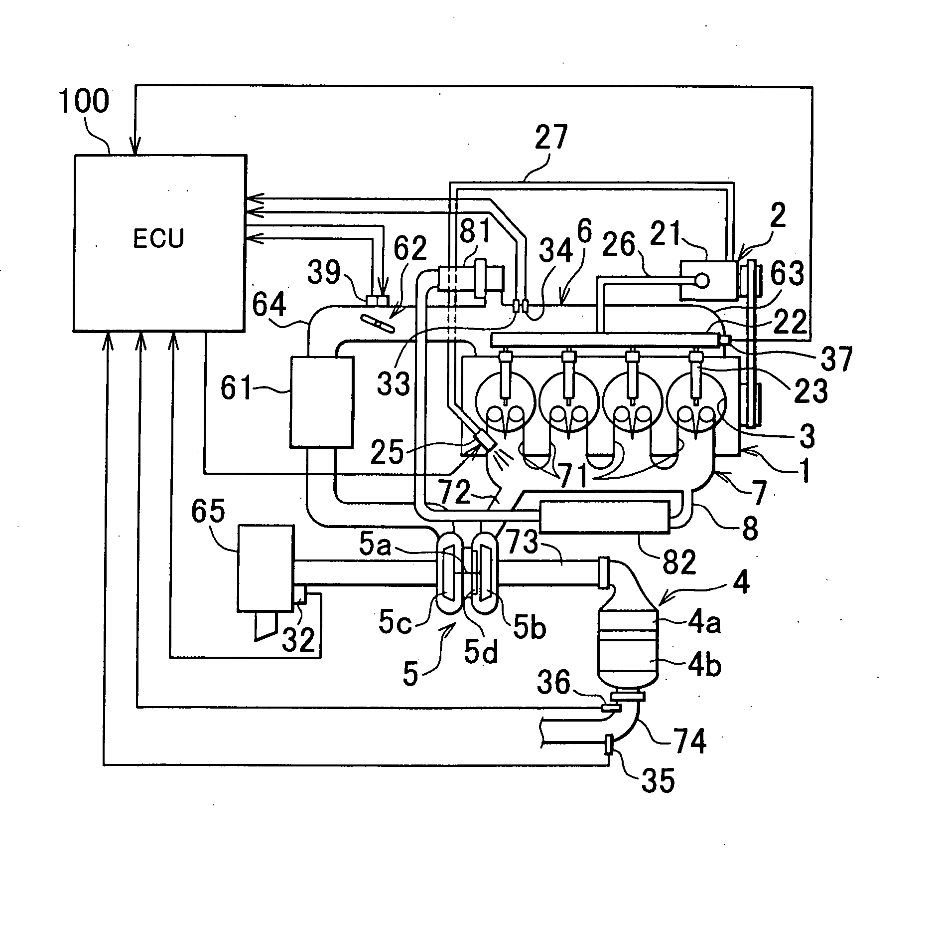 Exhaust gas purification system for internal combustion engine and method for exhaust gas purification