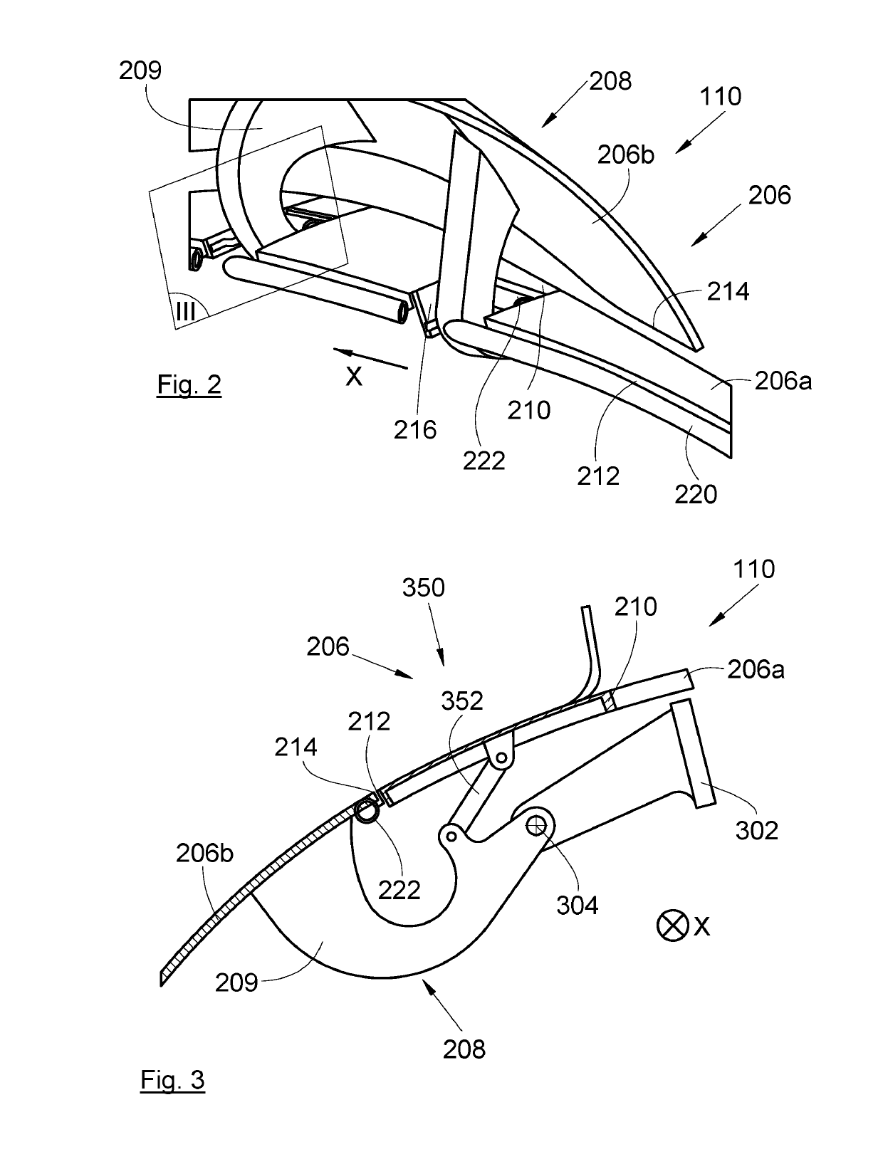 Dual-flow jet engine for an aircraft with an improved aperture