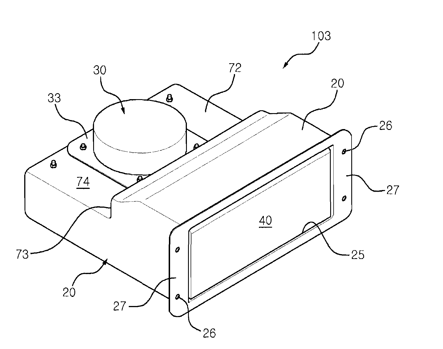 Low risk deployment passenger airbag system using slim type passenger airbag module