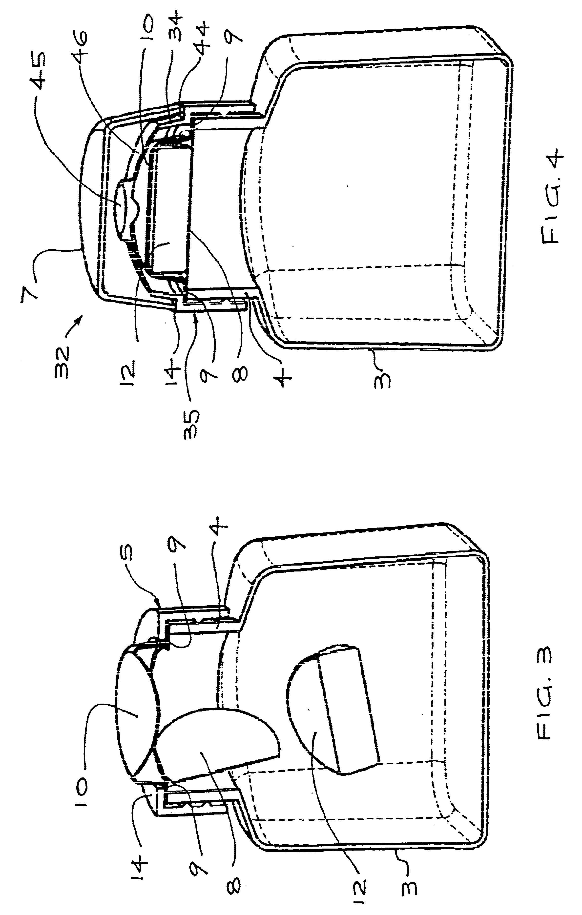 Discharge cap for releasable product