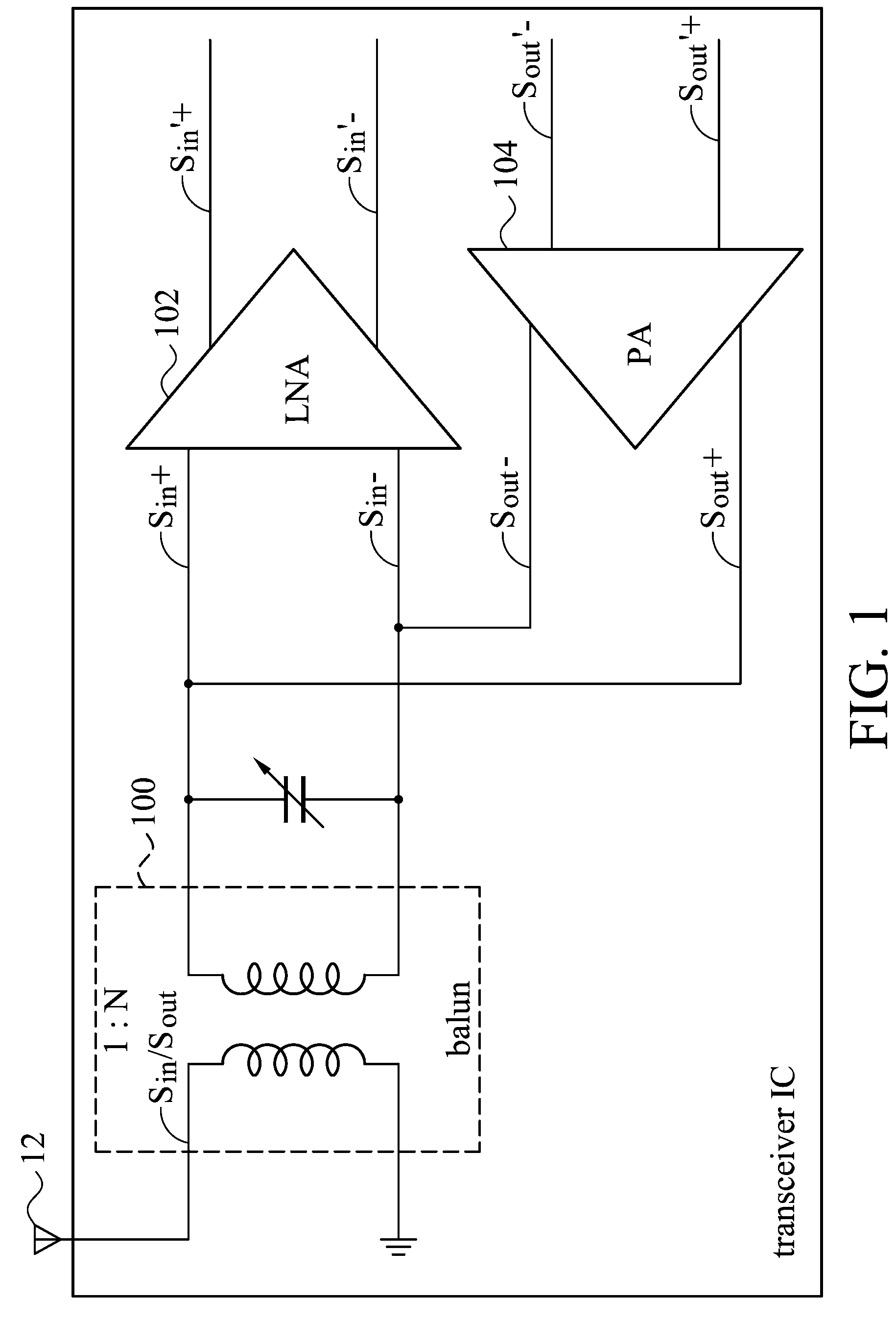 Transceiver and integrated circuit