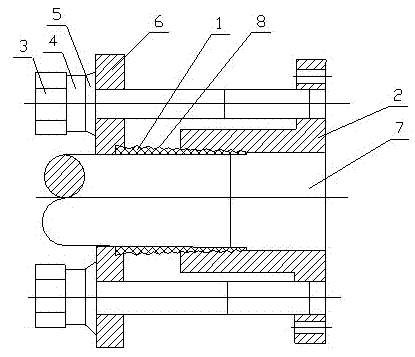 Motor test spacer-bush-type coupling and dismounting method thereof