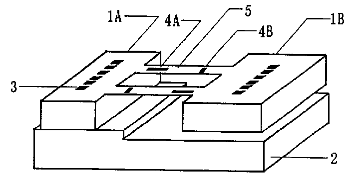 Silicon micro machine inclination sensor and its manufacturing method