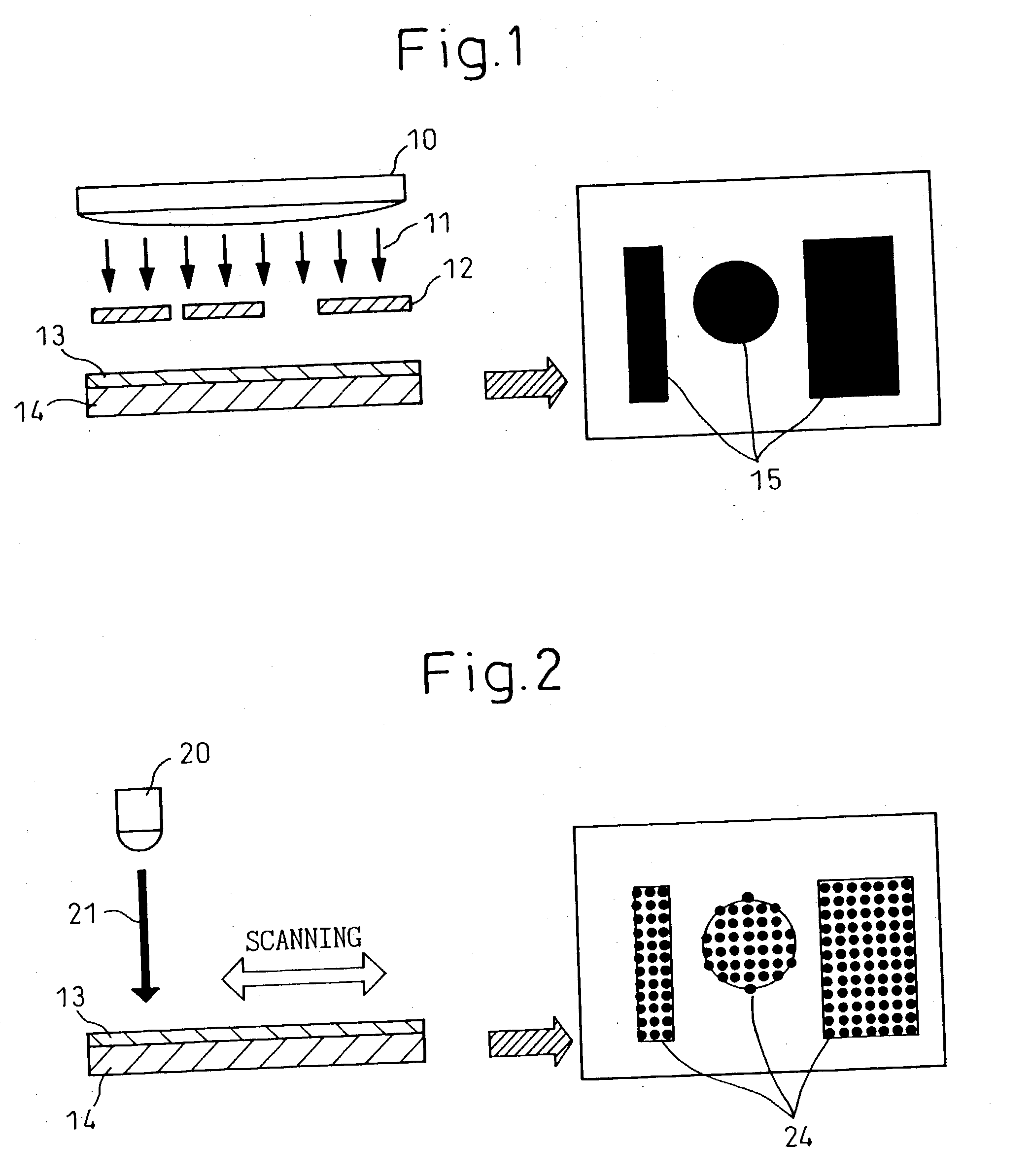 Exposure method and device for forming patterns on printed wiring board