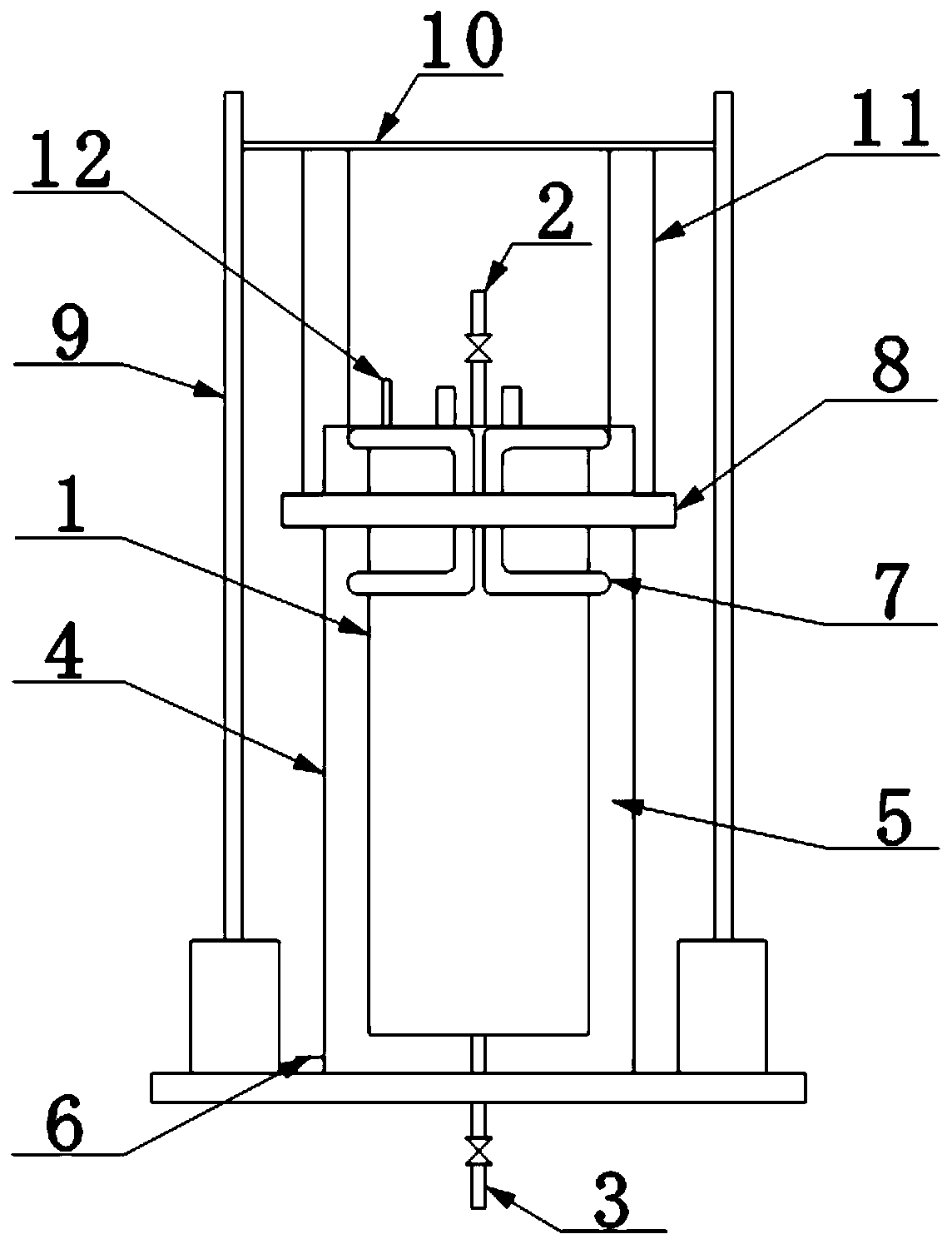 Device and method for preparing high-purity gallium