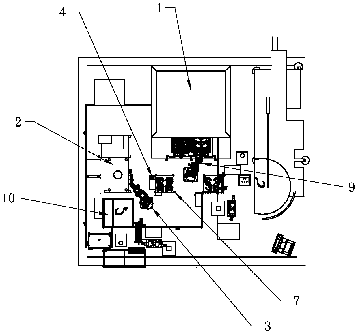 Pipe fitting automatic machining system and automatic machining method