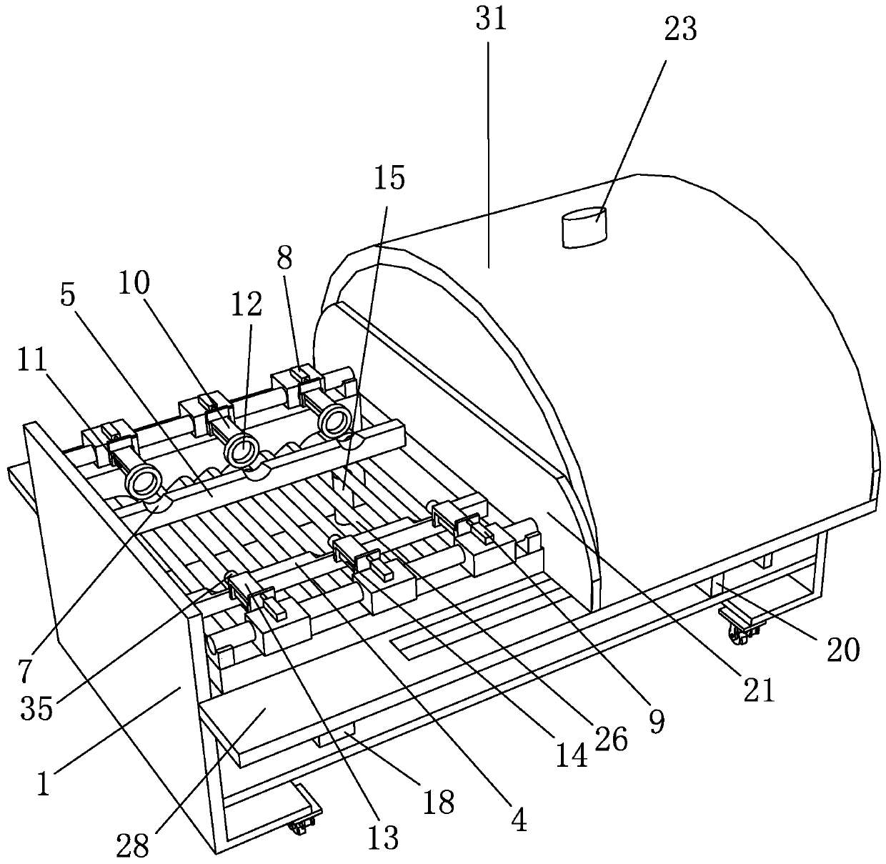 Aftertreatment method used for inducer machining