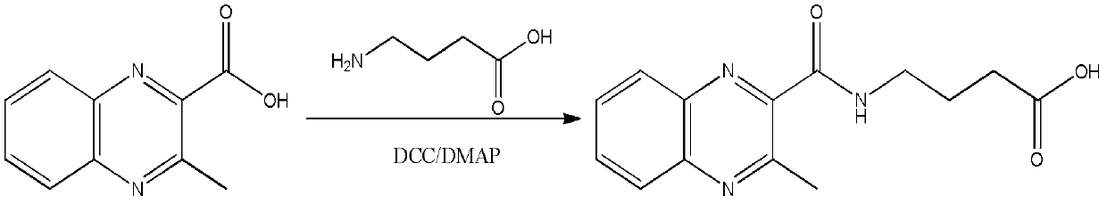 Preparation method and applications of olaquindox metabolite hapten