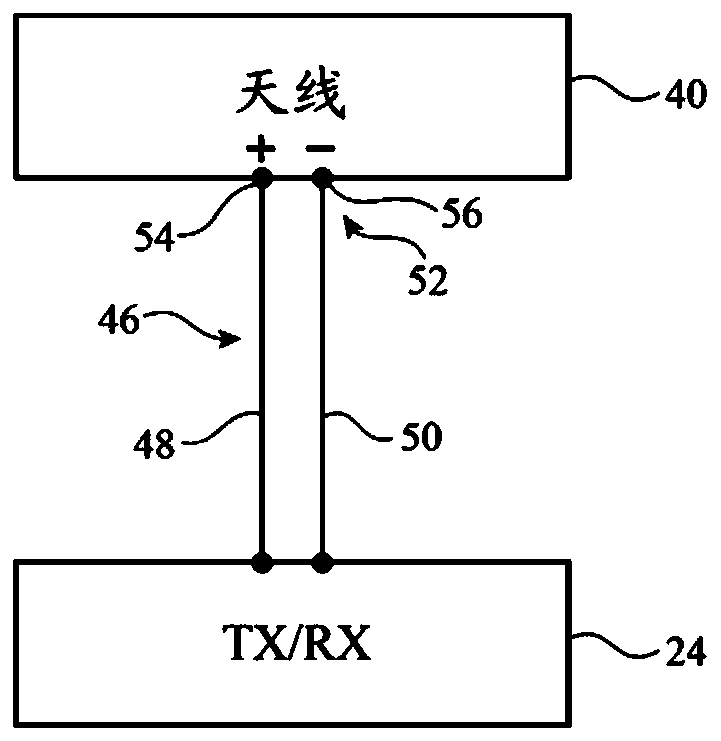 Electronic device having arrival angle detection capabilities