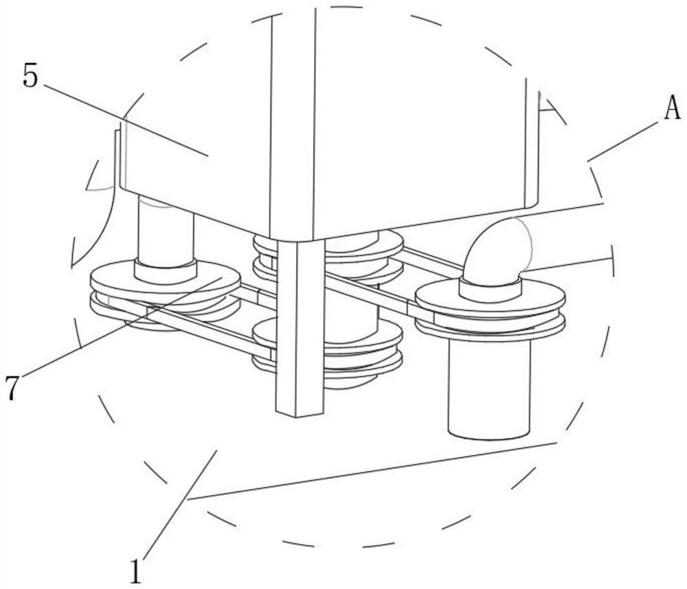 Tail gas treatment device for ultra-low-nitrogen fuel gas module evaporator