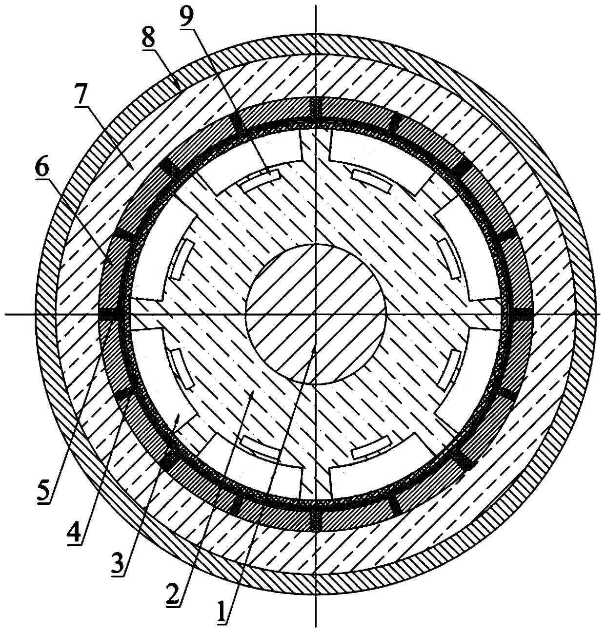 Rotor Internally Cooled Pulse Generator