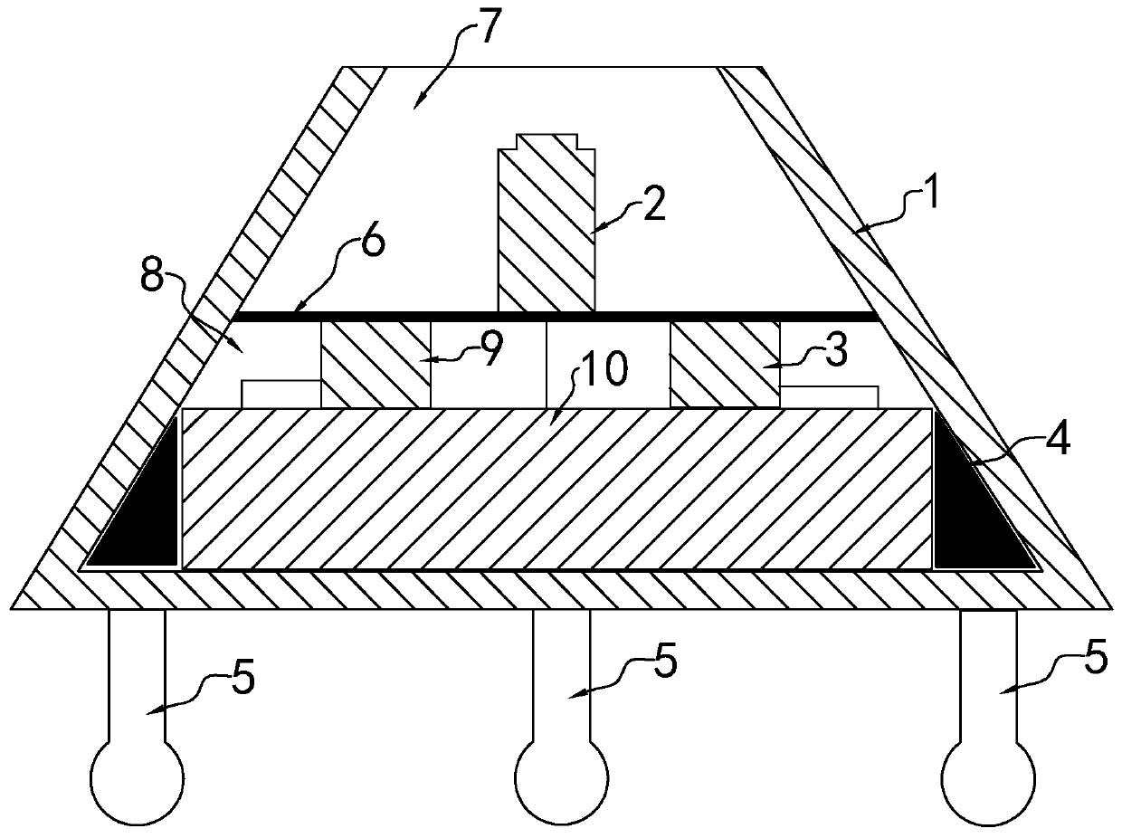 Storm tide wave height collecting equipment for intelligent sea wall perception system