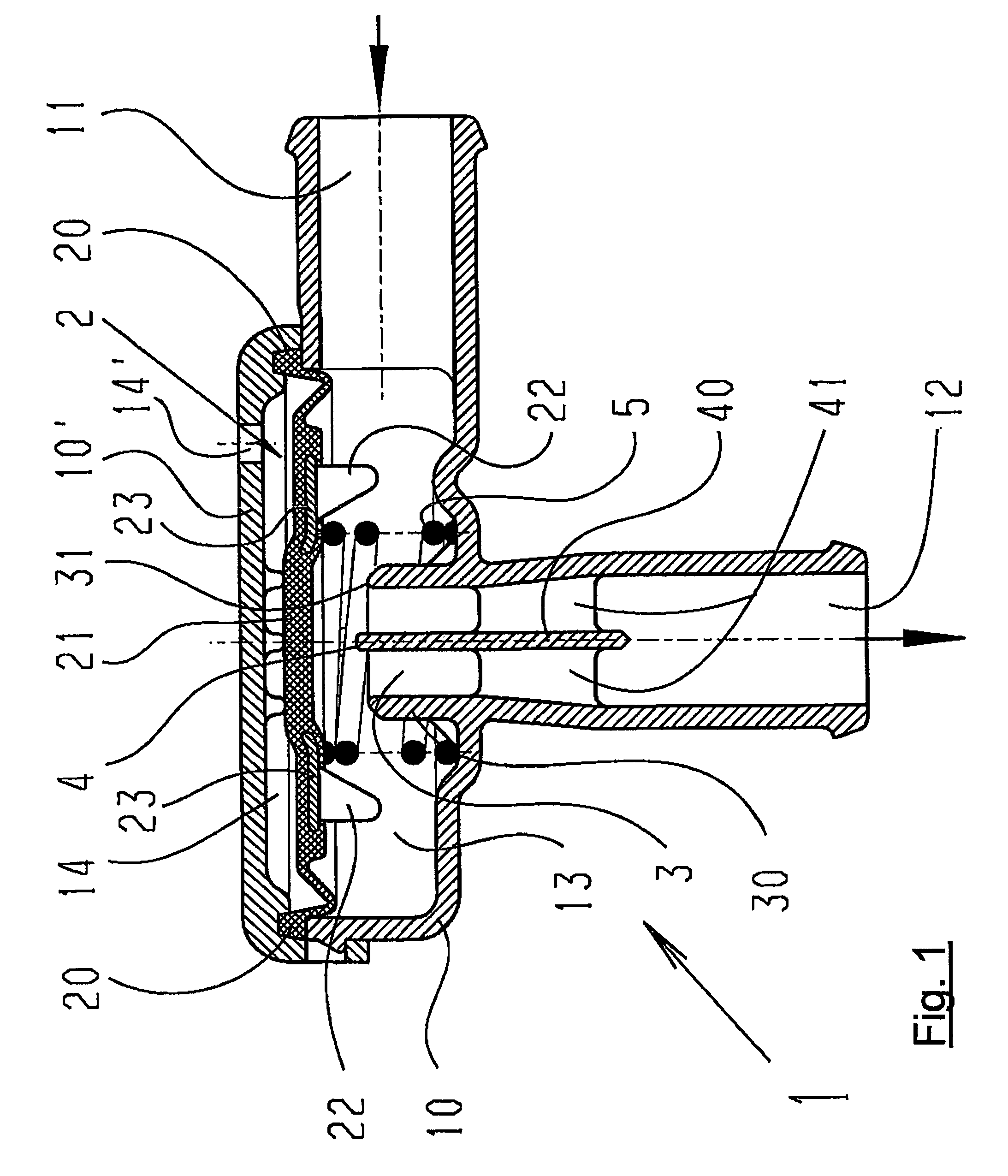 Pneumatic pressure regulation valve