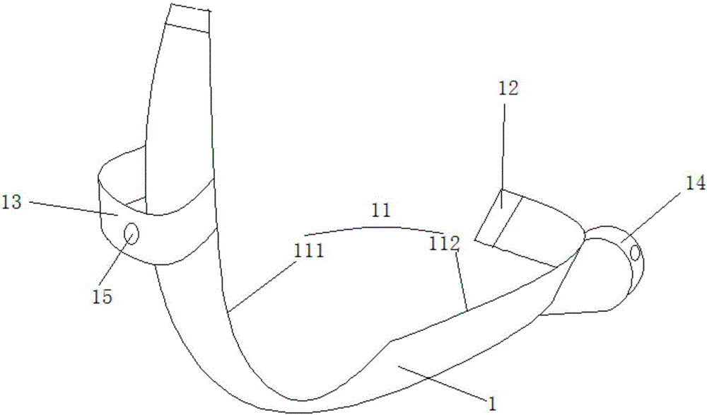 Straightener for backhand holding of badminton racket