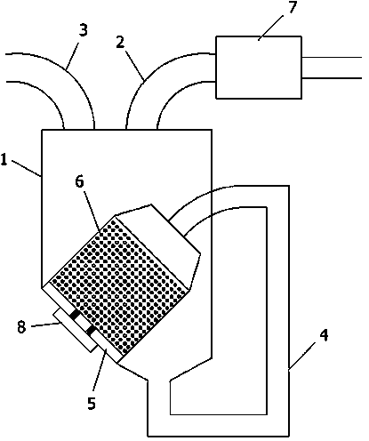 Glass shot blasting device for optimizing surface of small-wire-diameter spring