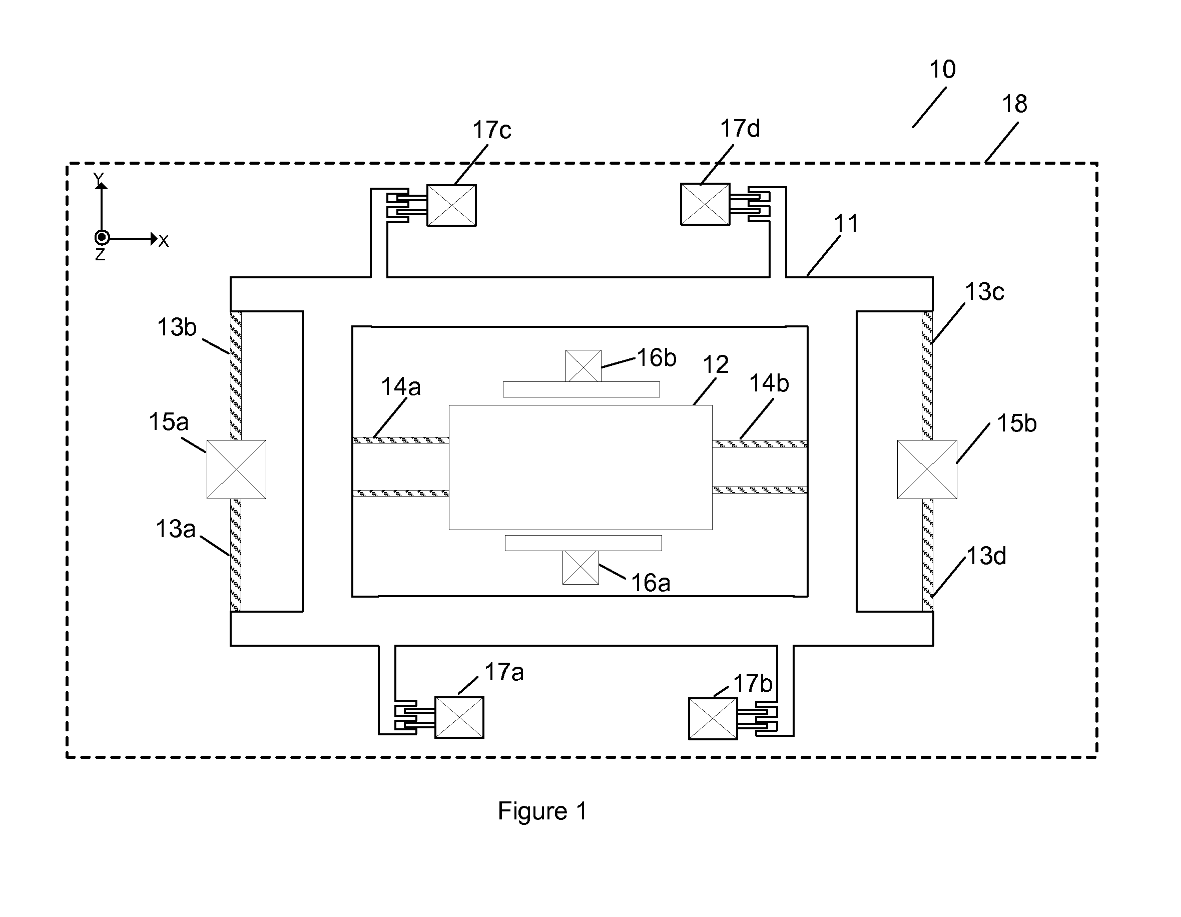 MEMS device with improved spring system