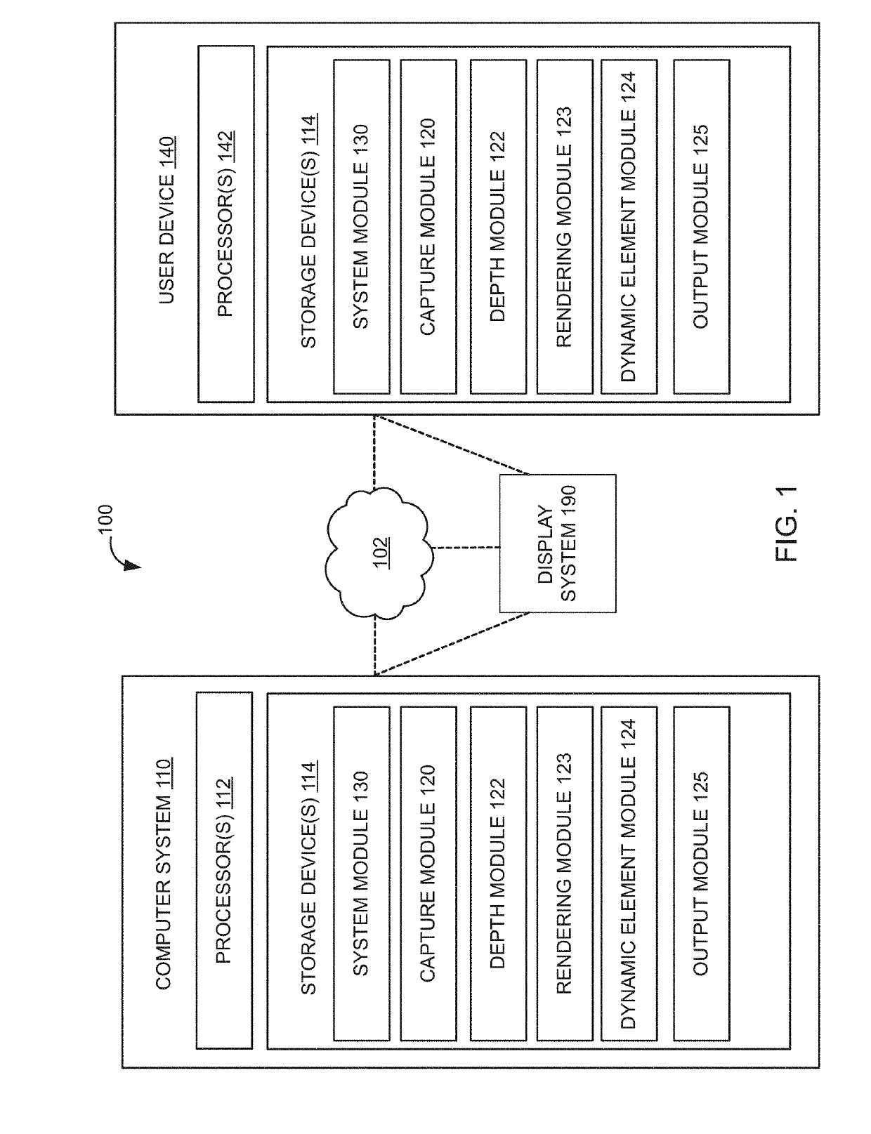 System and method of capturing and rendering a stereoscopic panorama using a depth buffer