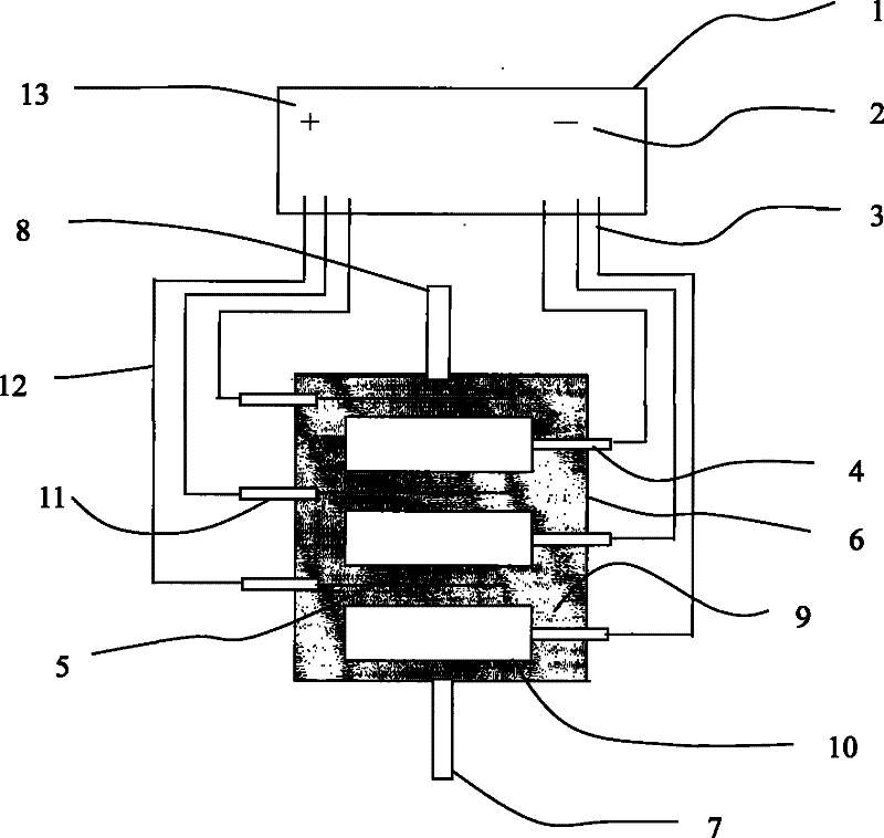 Electrolytic apparatus for regenerating waste acid produced by acid cleaning of stainless steel, regeneration method therefor