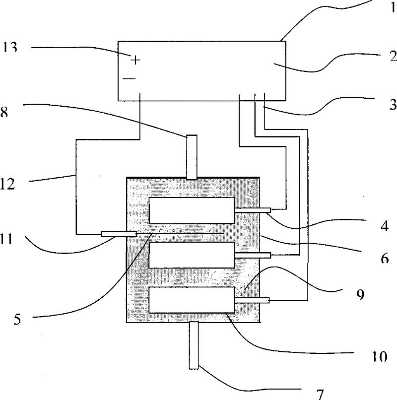 Electrolytic apparatus for regenerating waste acid produced by acid cleaning of stainless steel, regeneration method therefor