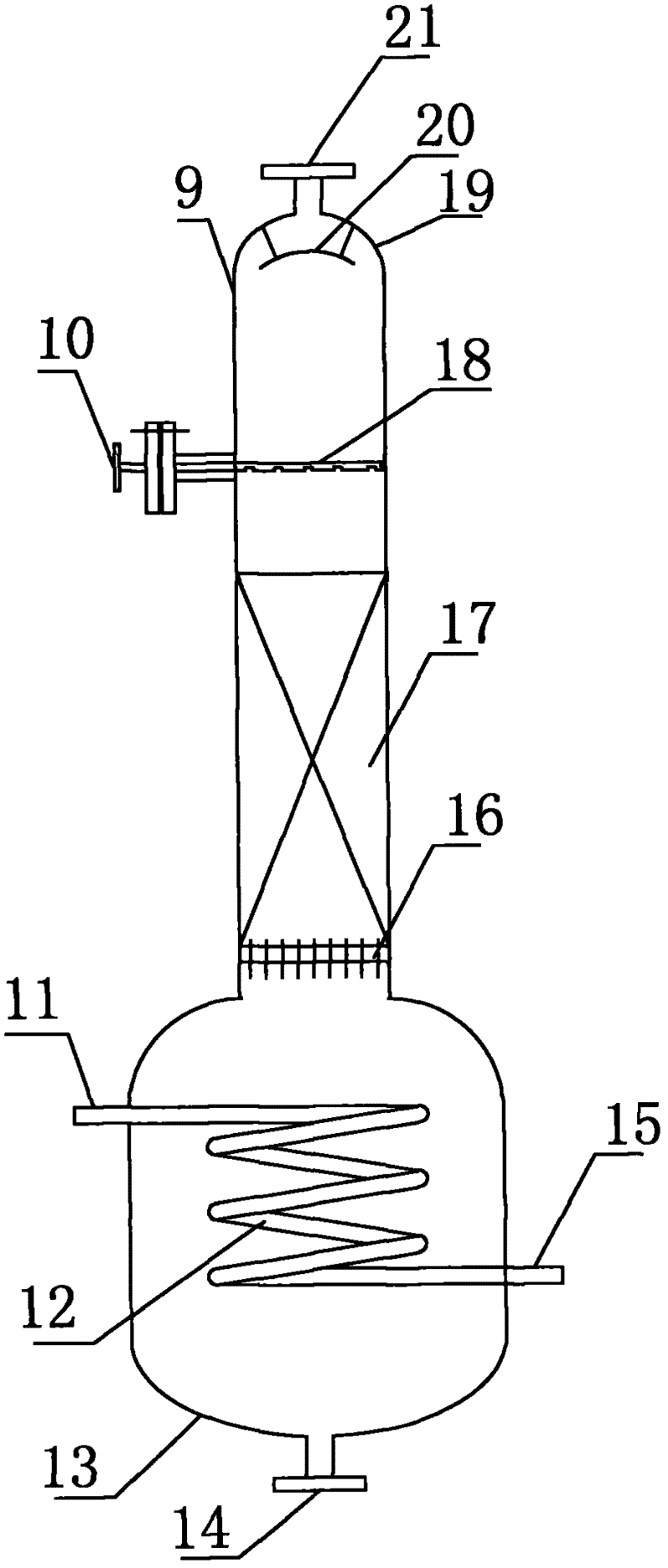 Method for purifying ethylene dichloride in vinyl chloride rectification raffinate