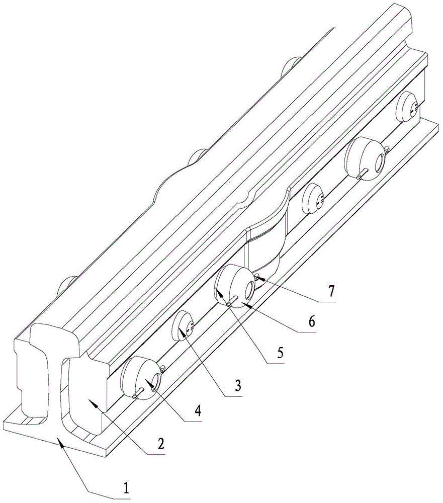 A kind of rail welding seam adhesive joint