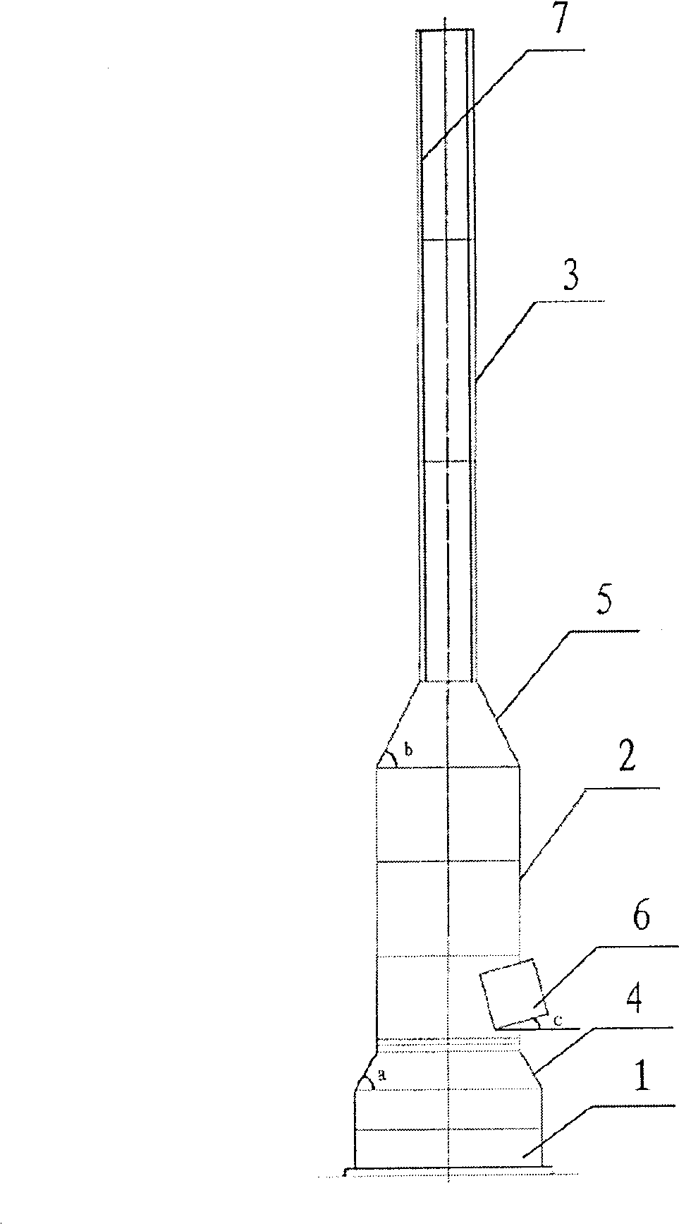 Wet type desulfurization fume exhaust integrated device