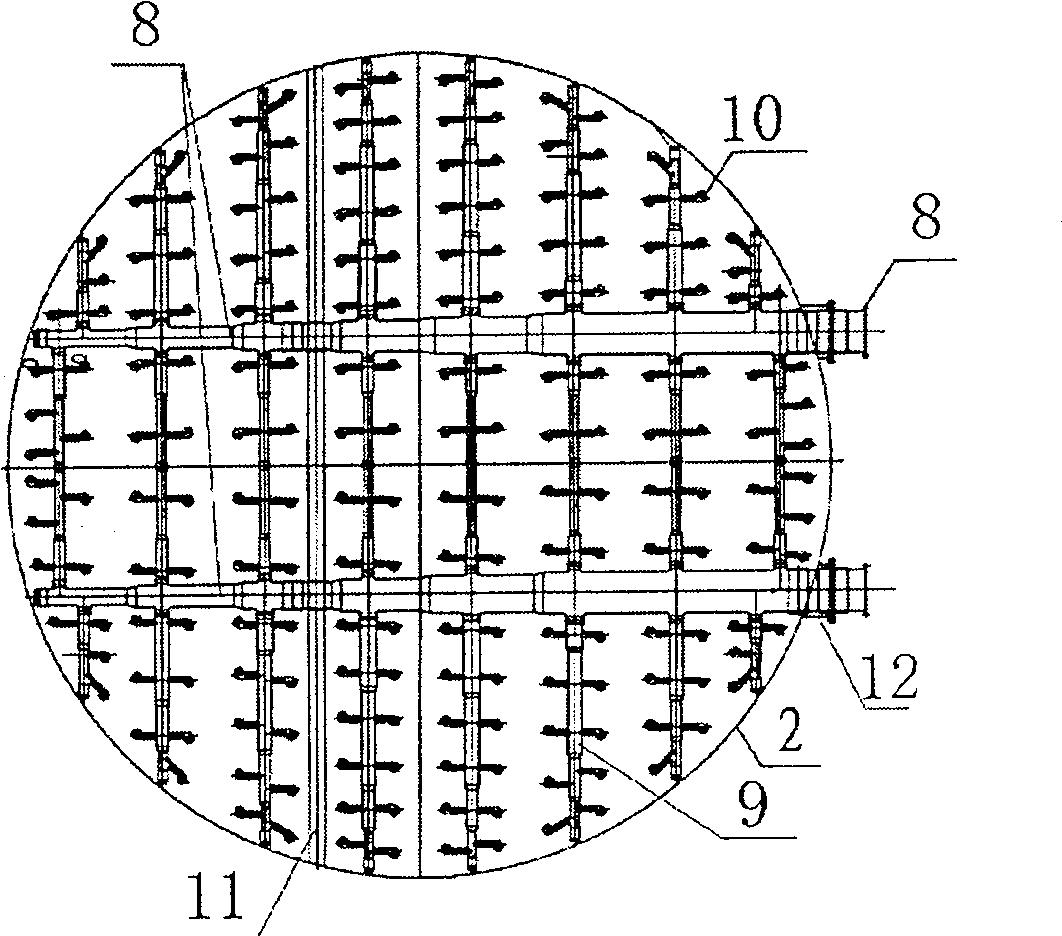 Wet type desulfurization fume exhaust integrated device