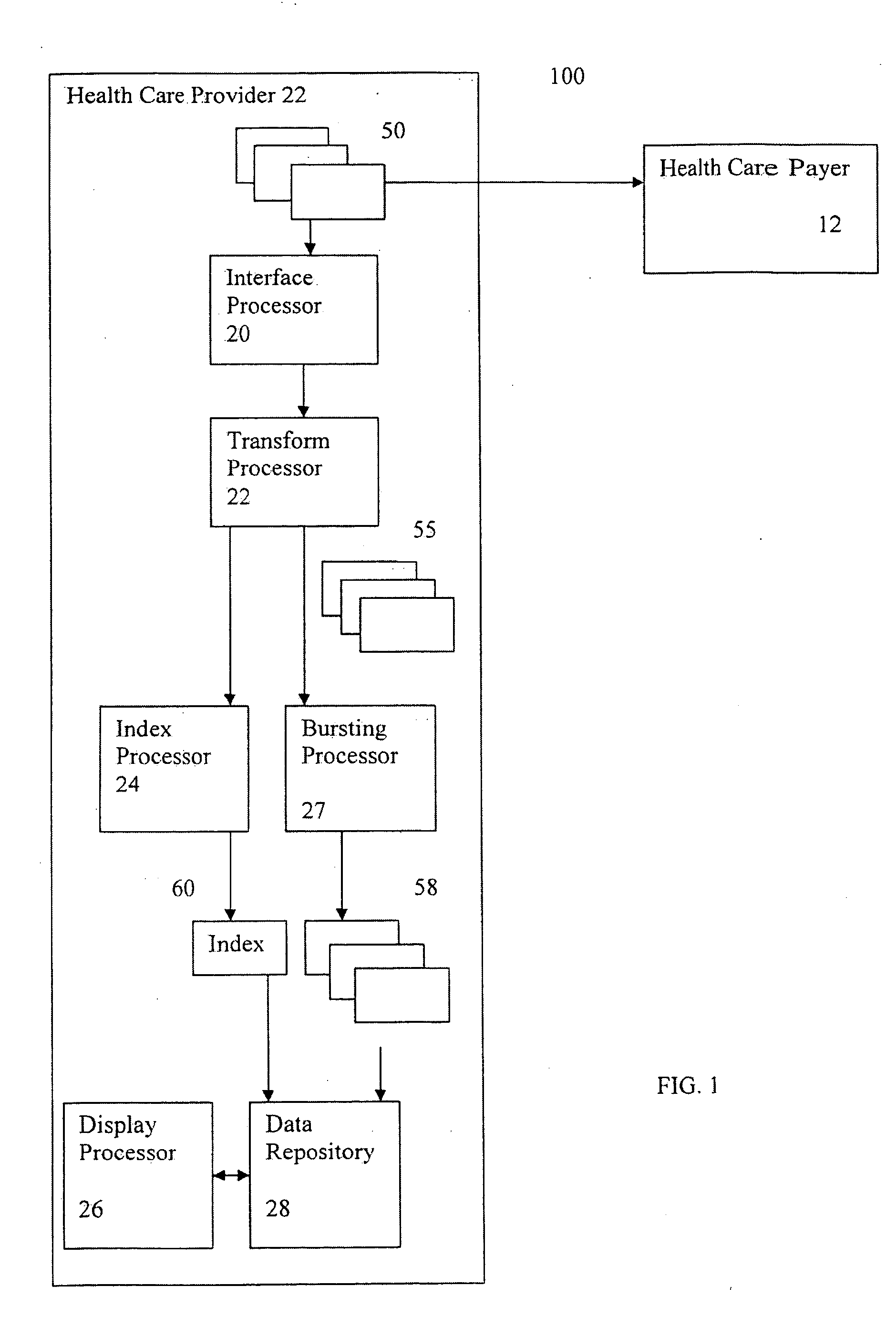 System and method for processing transaction records suitable for healthcare and other industries