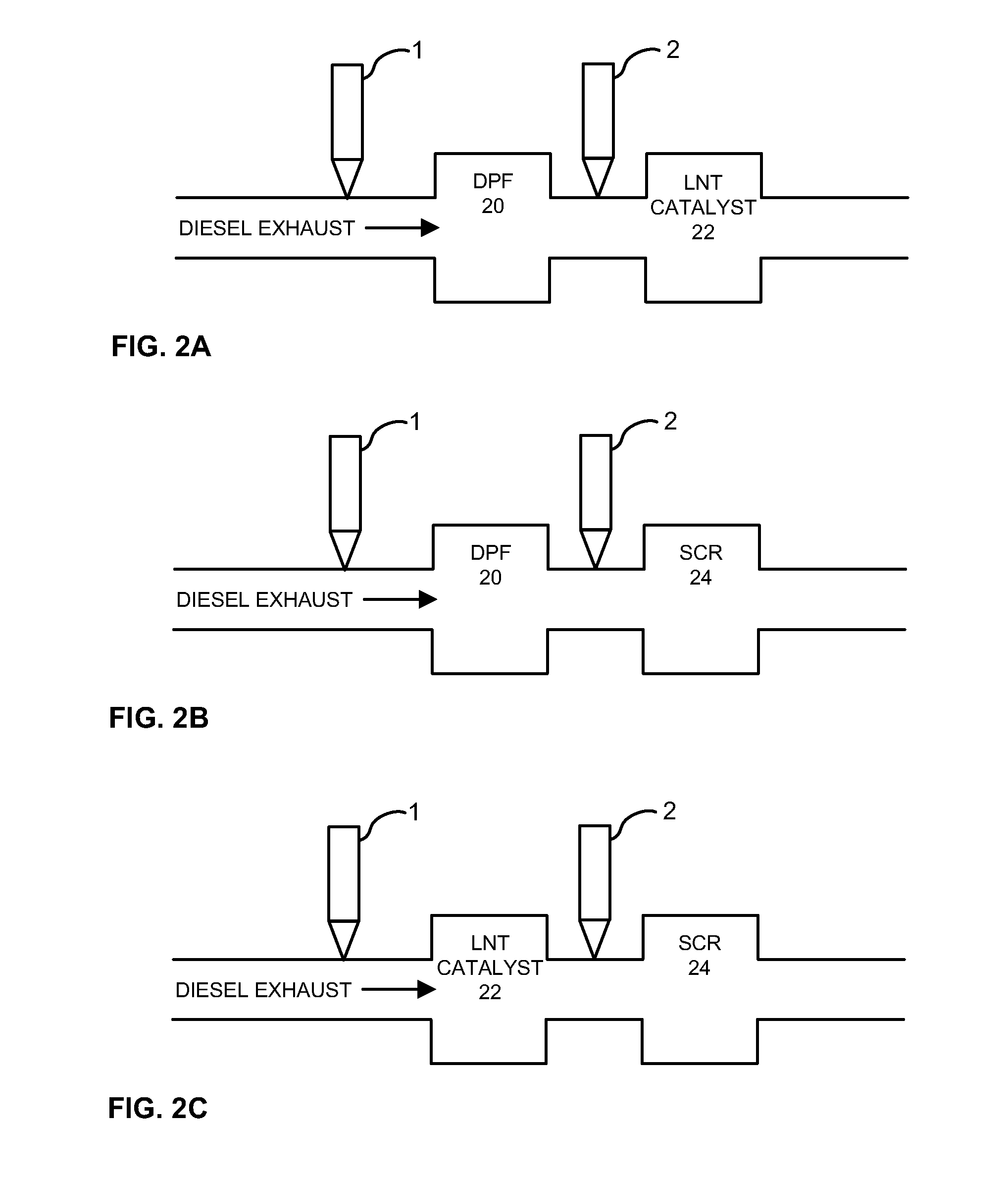 Dual injector system for diesel emissions control