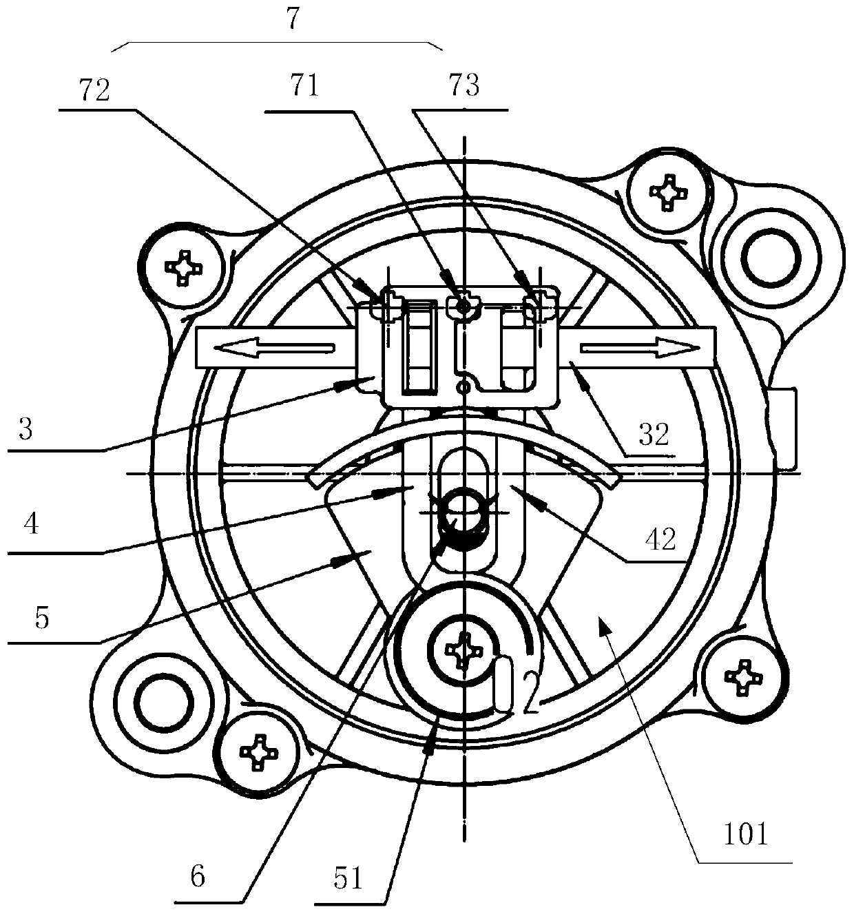 All-terrain vehicle and two-wheel and four-wheel drive switching protection device thereof