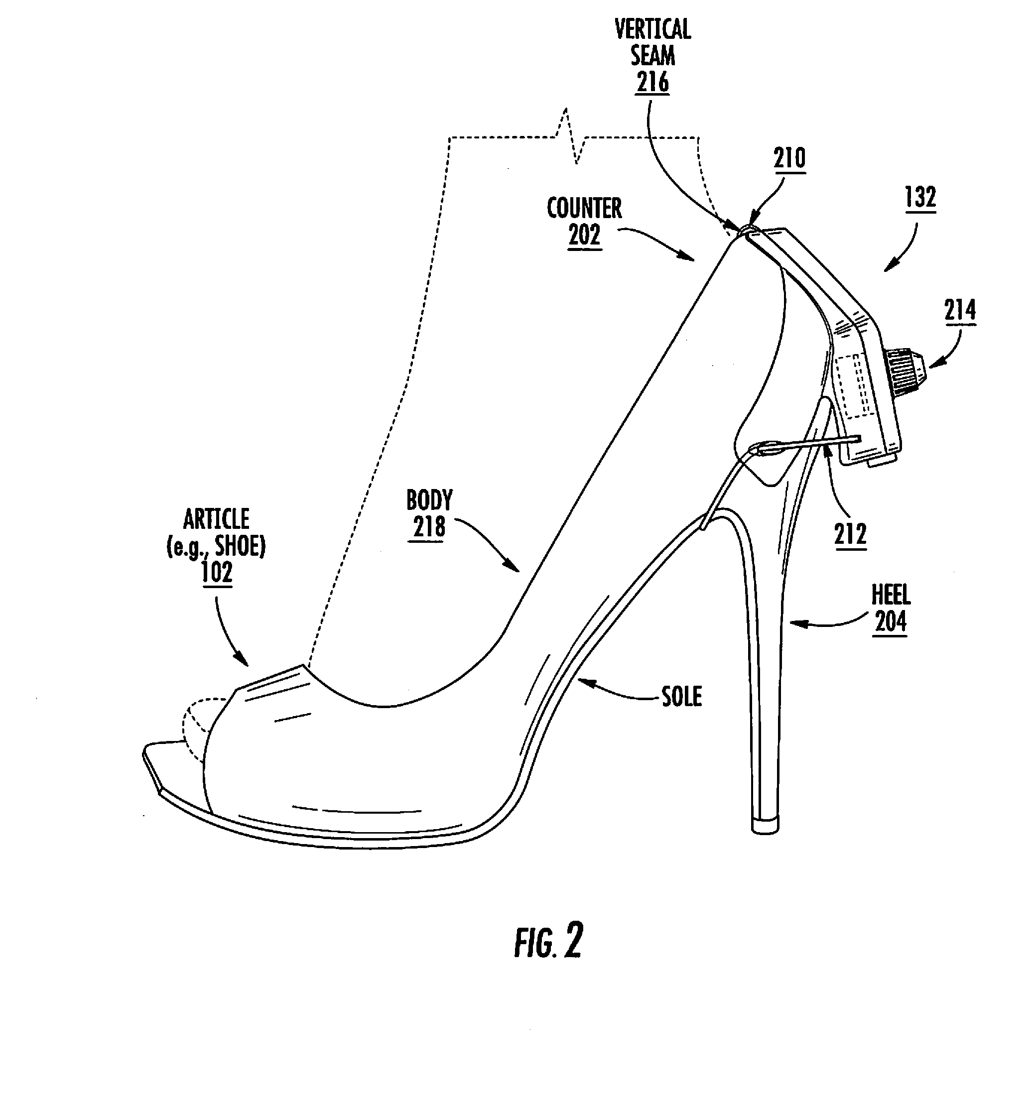 Security tag for application to footwear