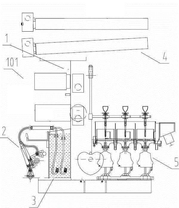 Spinning technology suitable for spinning machine with winding device externally arranged