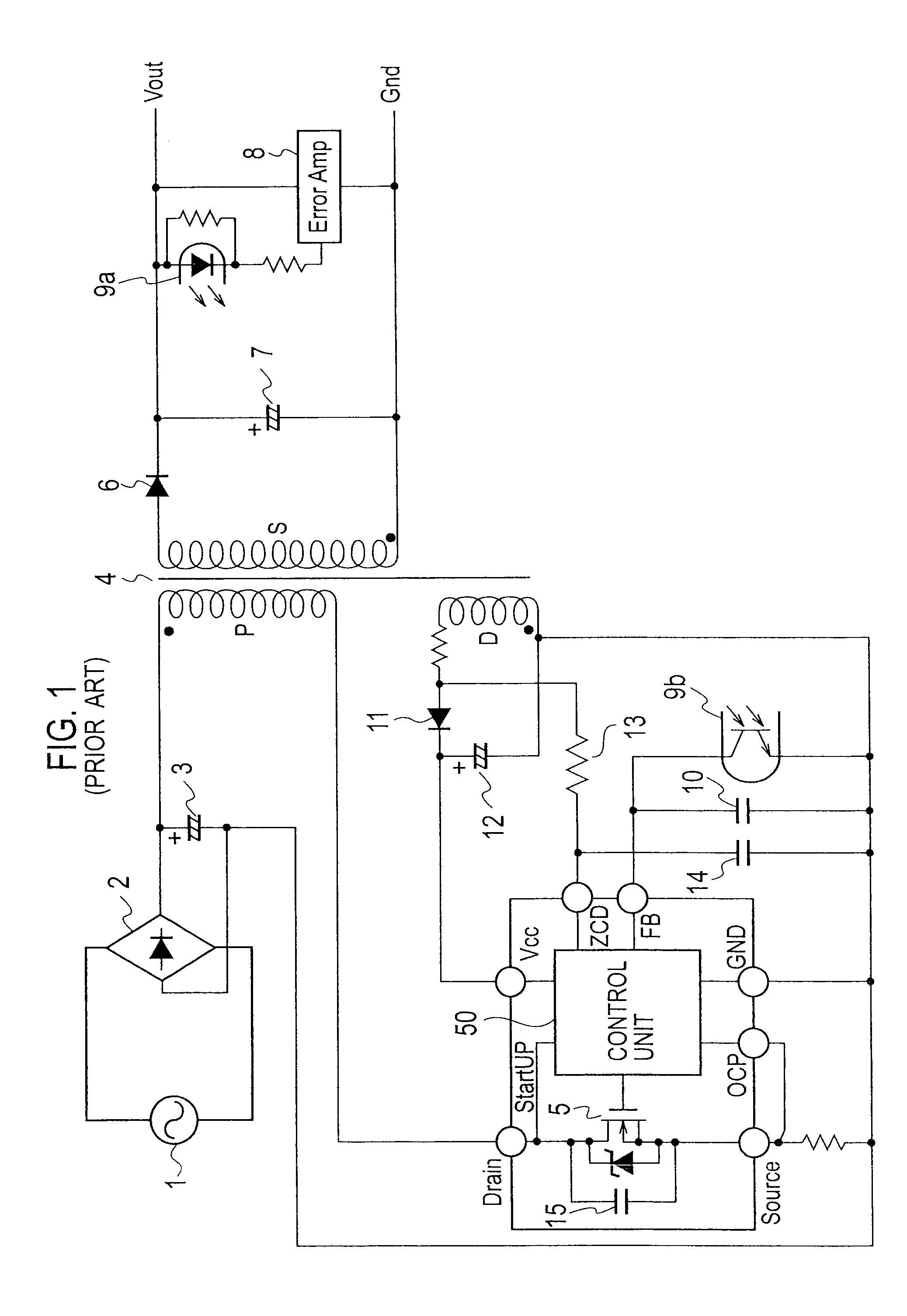 Switching power supply device