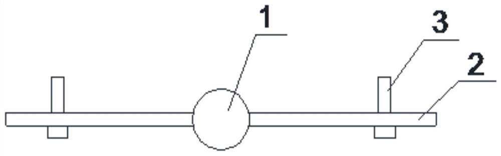 Paint spraying tool for rivet holes