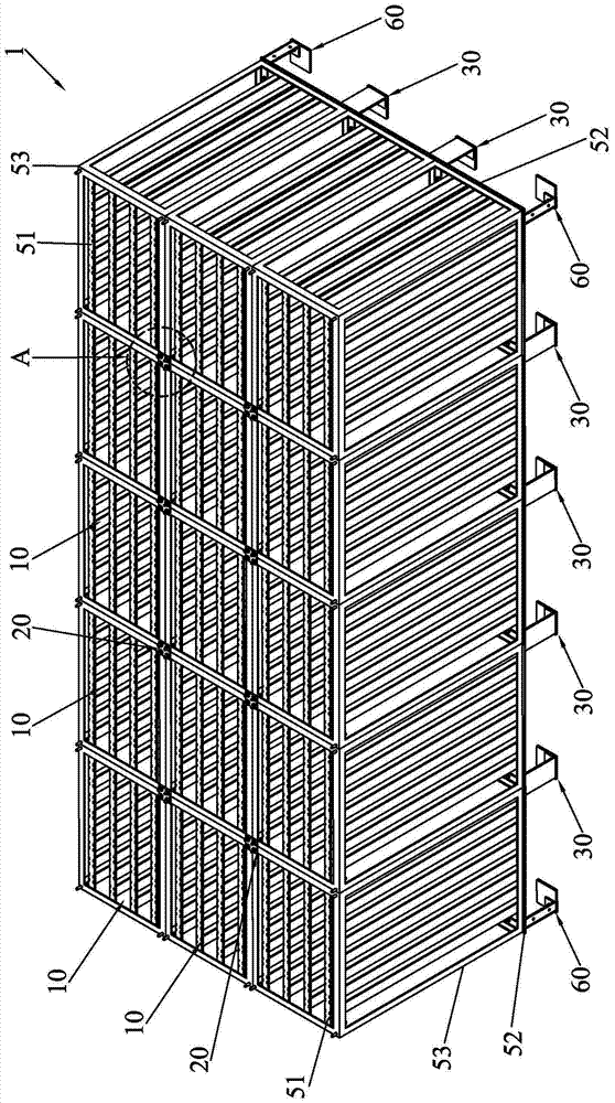 Nuclear island containment recirculation filter