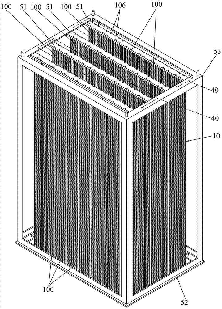 Nuclear island containment recirculation filter