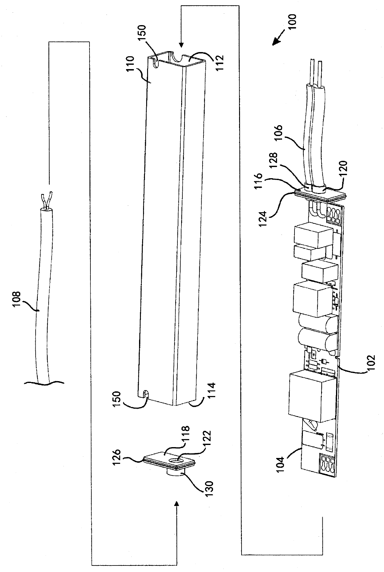 Waterproof shell, power supply unit and assembly method