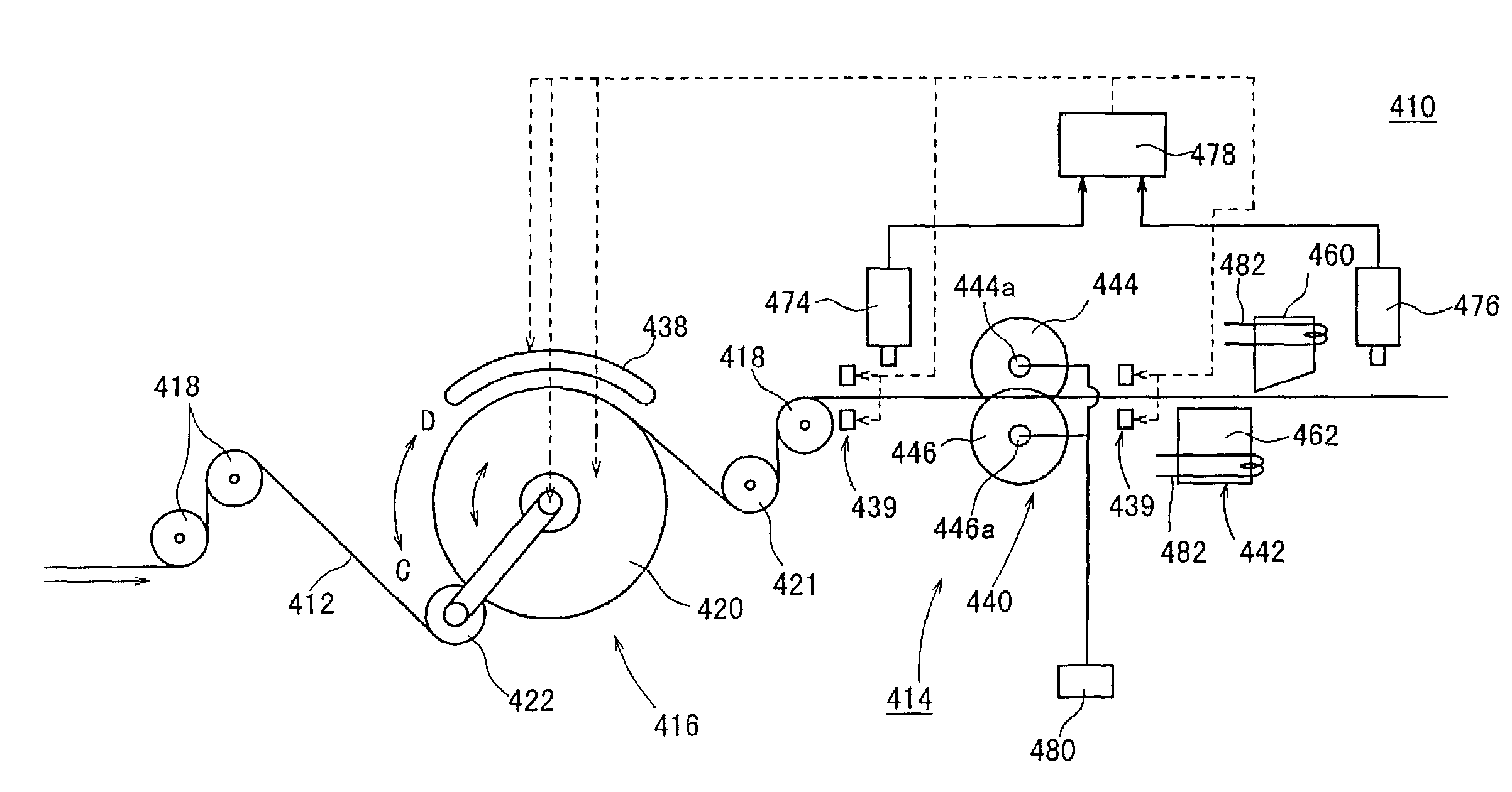 Sheet material cutting method for cutting thermal imaging material